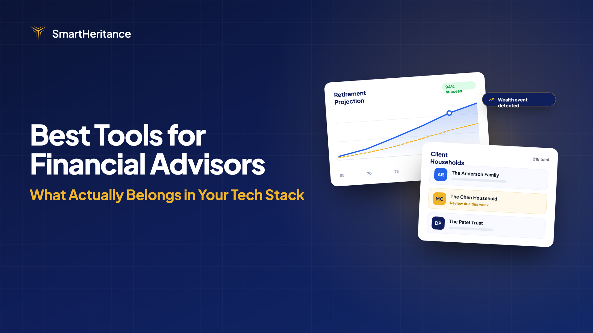 Financial advisor reviewing technology dashboards during a client meeting.